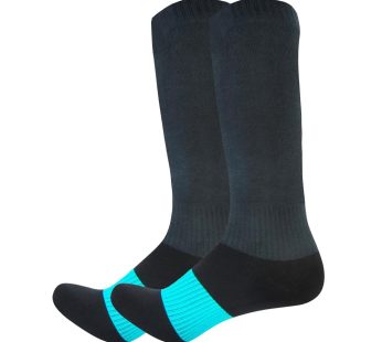 Dark Socks with Teal