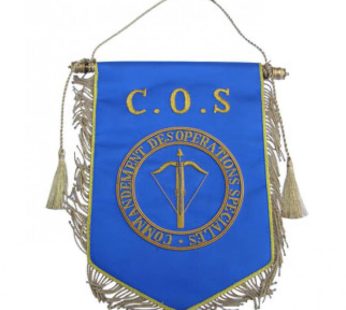 Blue Pennant with Emblem