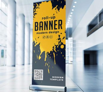 Yellow Splash Banner